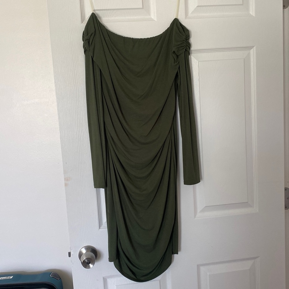 Off the shoulder minidress